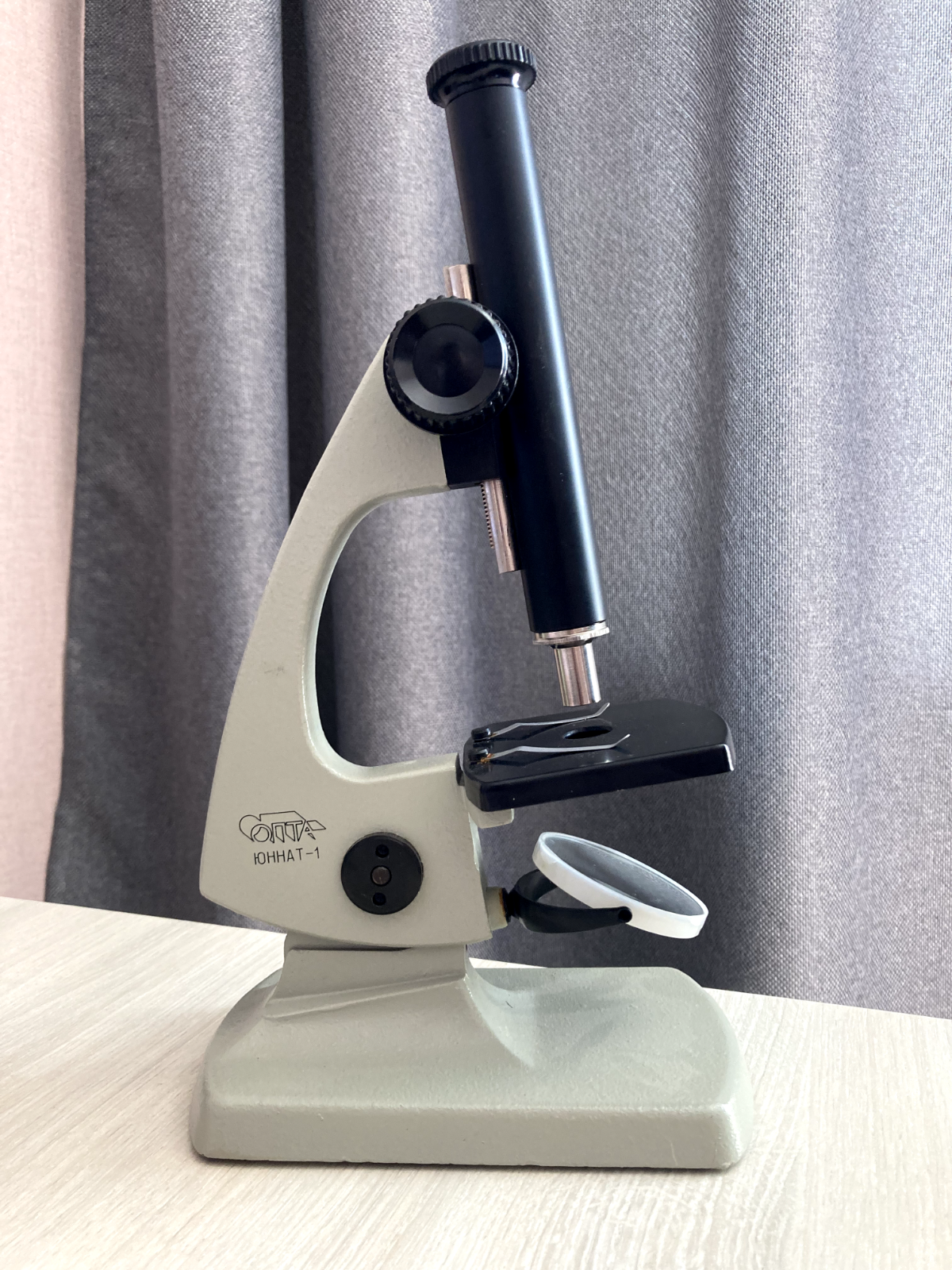 Vintage USSR microscope Yunnat-1 with original box