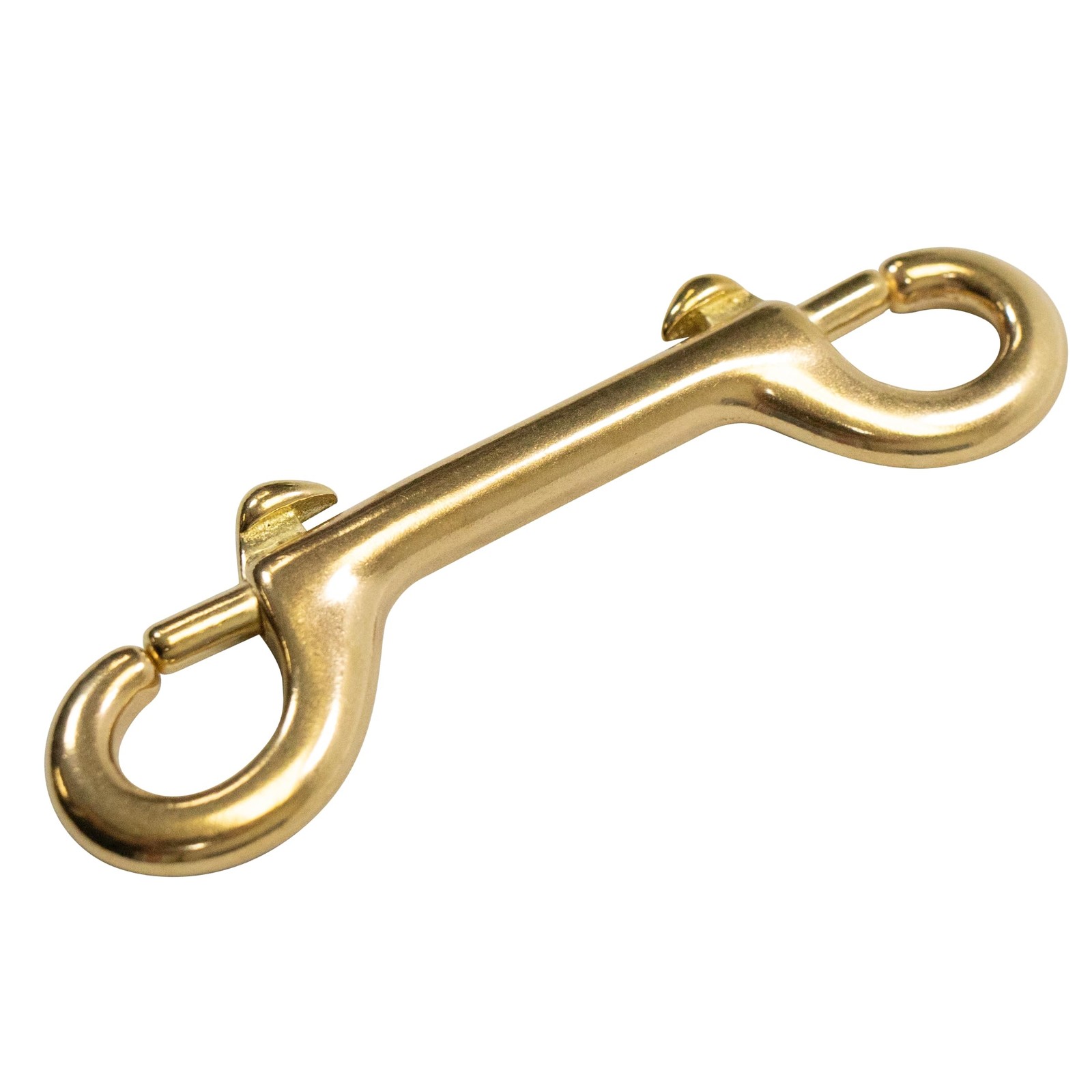 Scuba Dive 4" Brass Clip Double Ended Snap Bolt, Golden Color