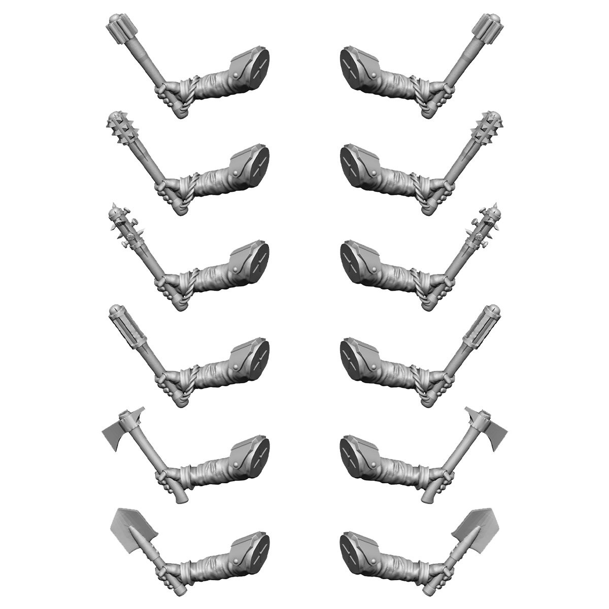 DEATH DIVISION INFANTRY MELEE WEAPON SET (12U)