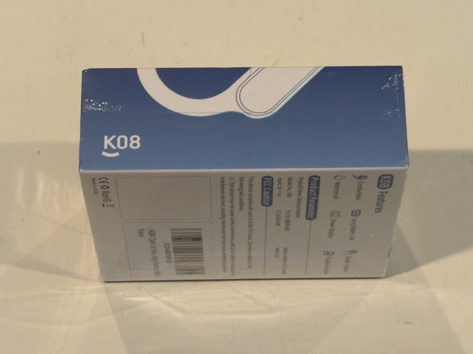 TAGRY K08 Open Ear Wireless Headset For Workouts and Active Use. SEALED BLACK