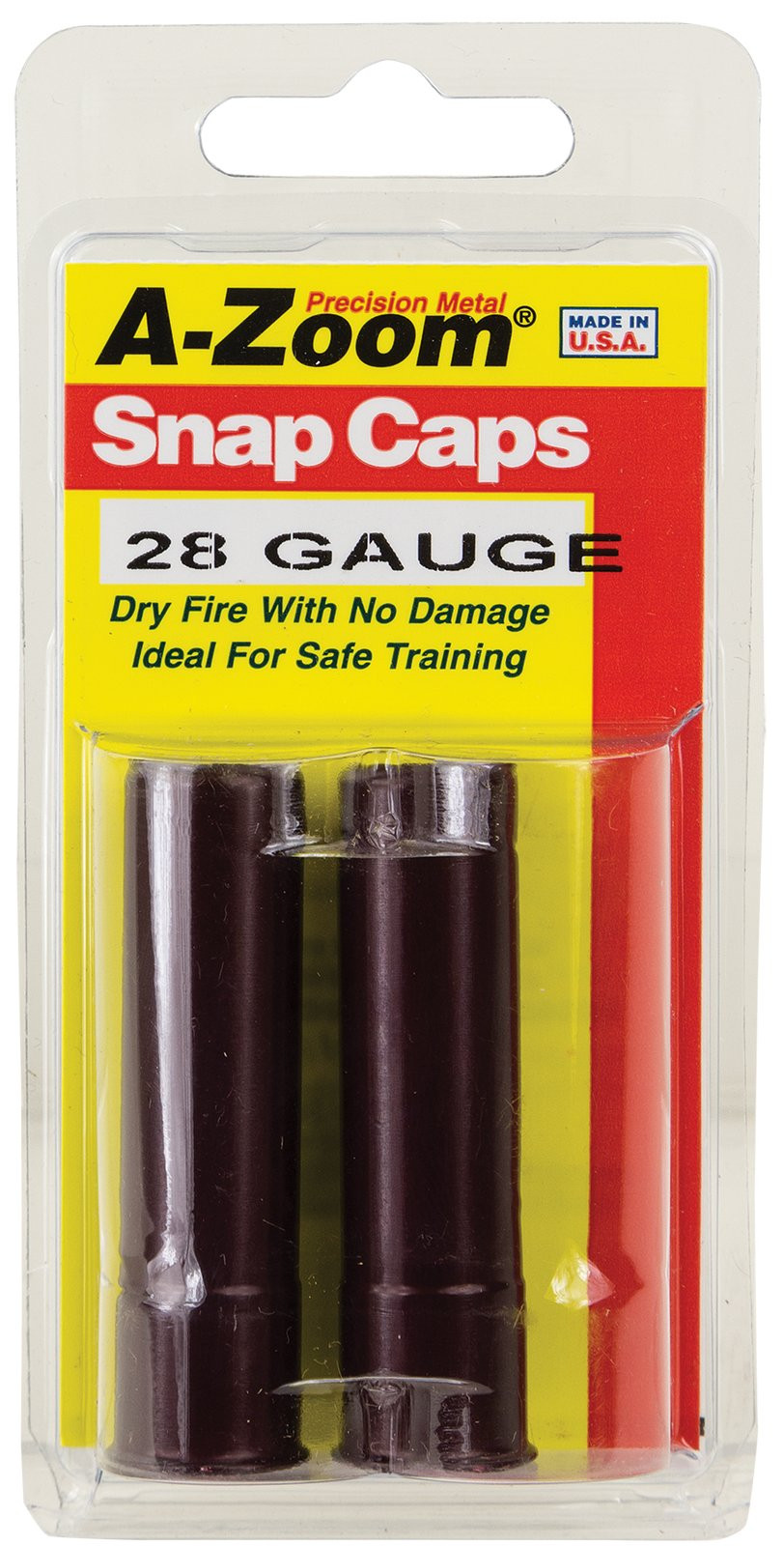 A-Zoom 12214 Precision Metal Snap Caps Aluminum 28 Gauge 2 Pack
