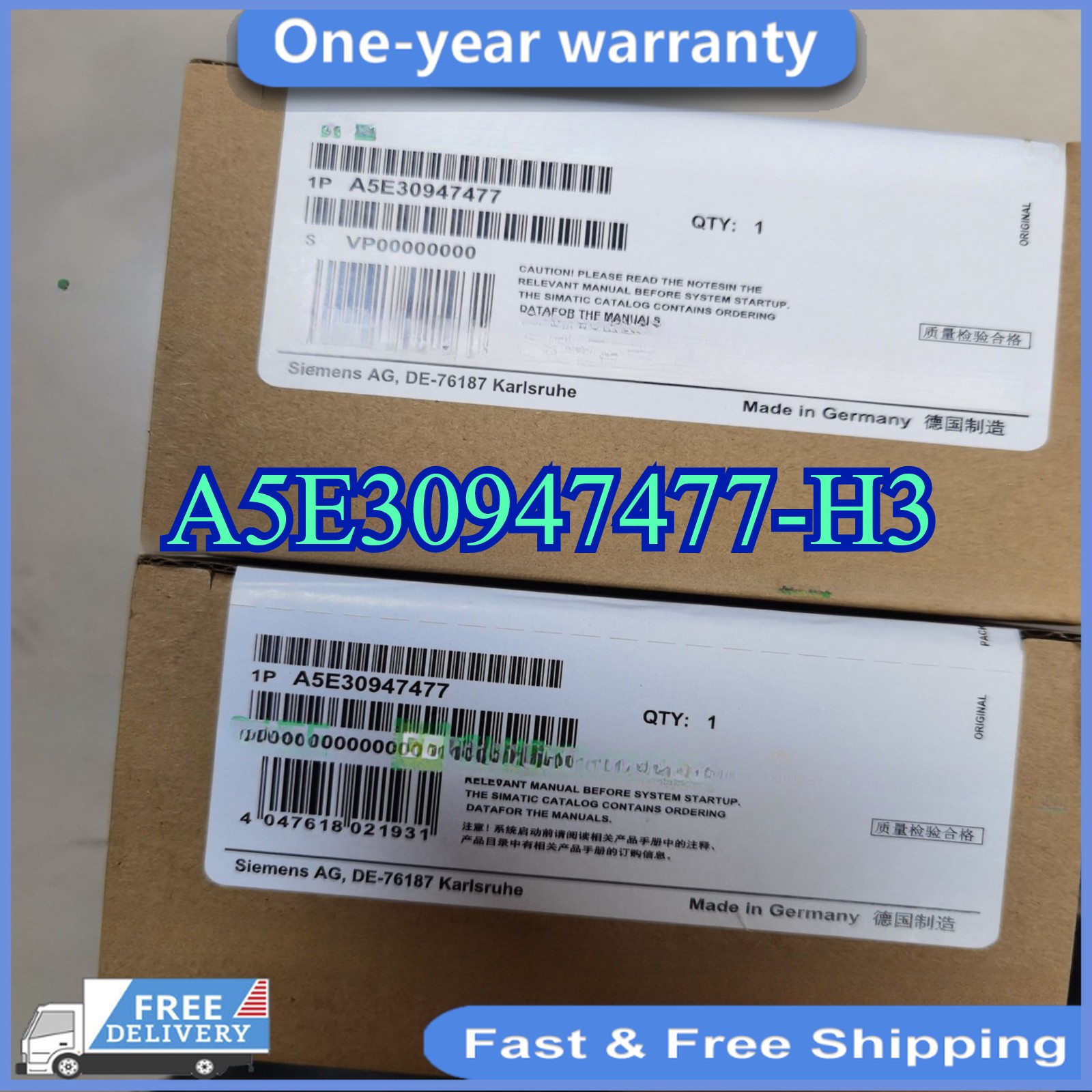 A5E30947477-H3 NEW Siemens Module Supply 1year warranty Good quality Fast ship