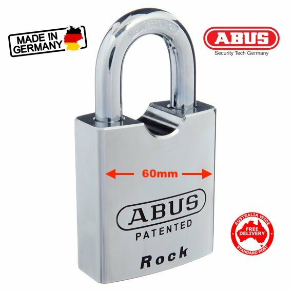 ABUS Padlock 83/60 High Security  ROCK Padlocks-Site Safes-FREE POST-8360NKD