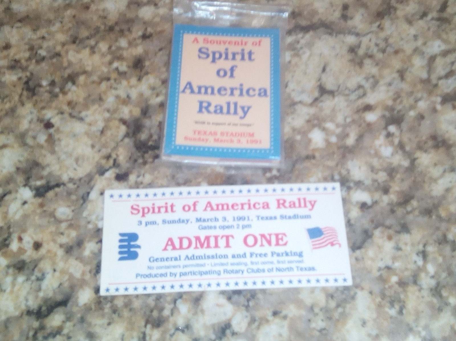 1991 PRO SET SPIRIT OF AMERICA SET SEALED DESERT STORM - UNUSED TICKET RARE