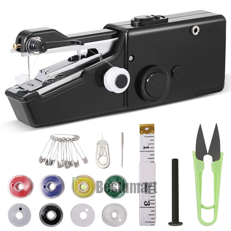 Mini Maquina De Costura Portatil De Coser De Mano Inalambrica Rapida Uso Facil