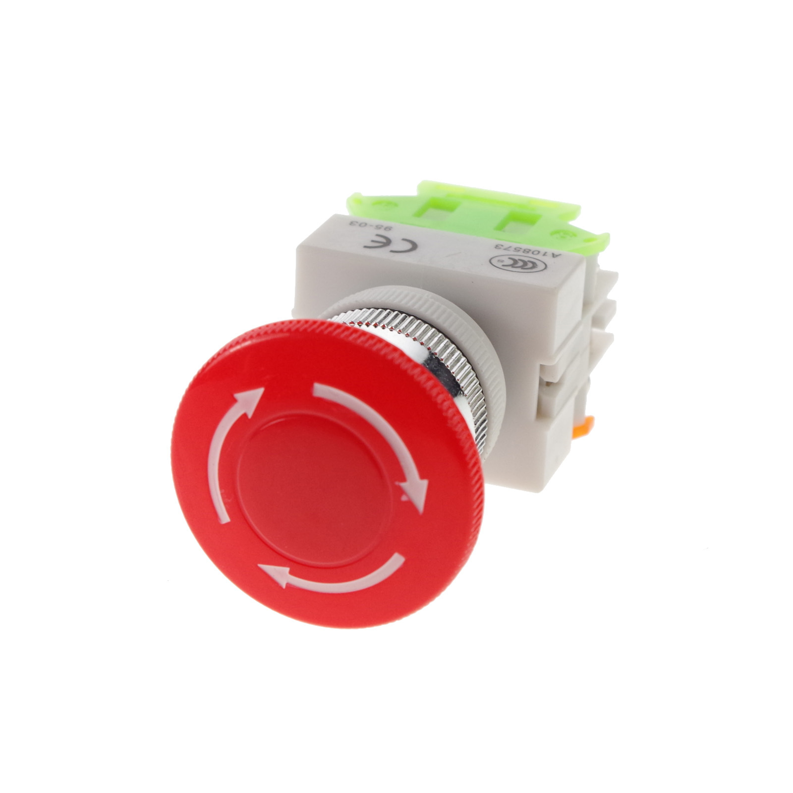 1 Piece 10A CNC Latched Emergency Stop Mushroom Pushbutton Switch