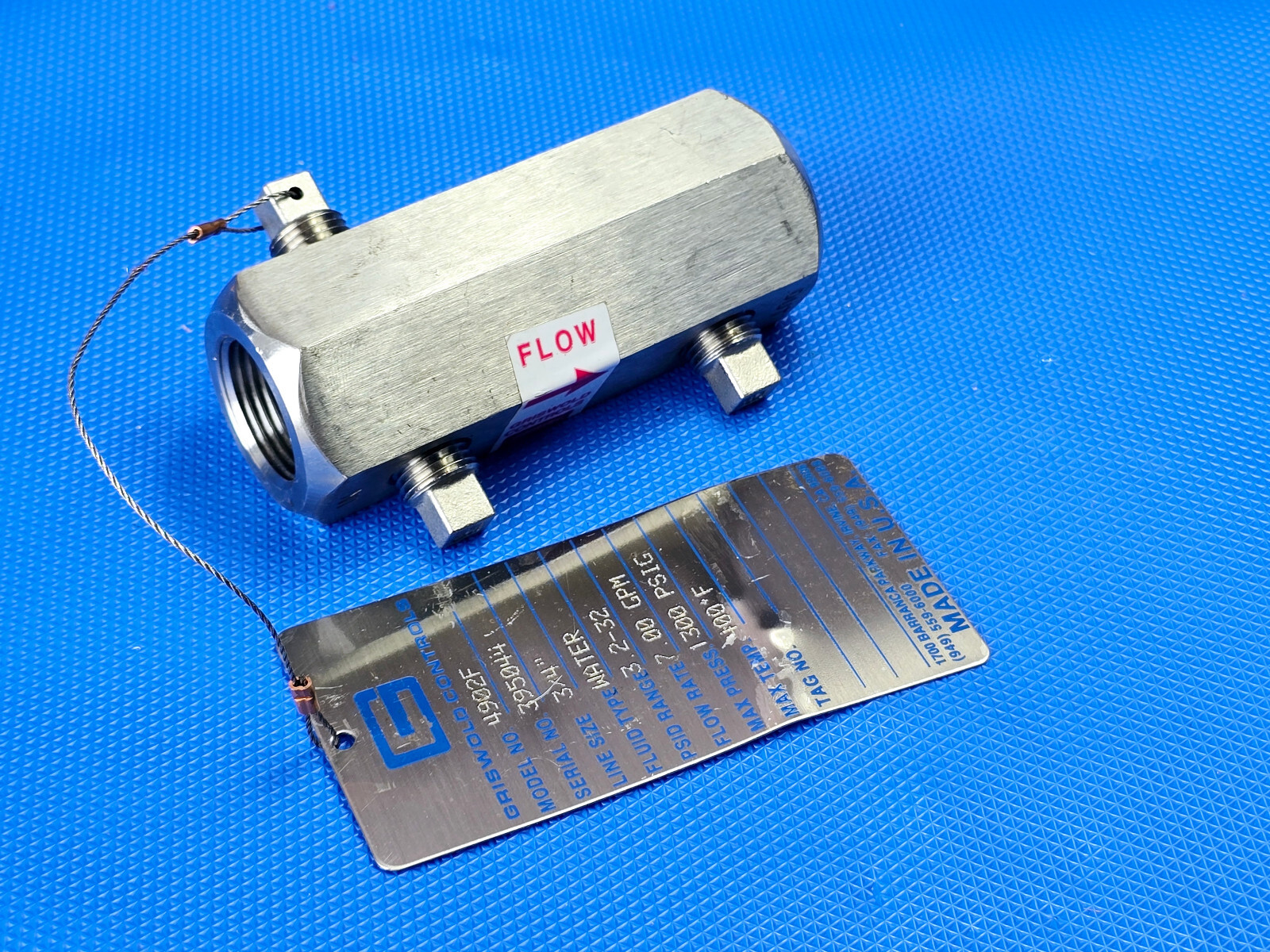 GRISWOLD FLOW CONTROLS 4902F
