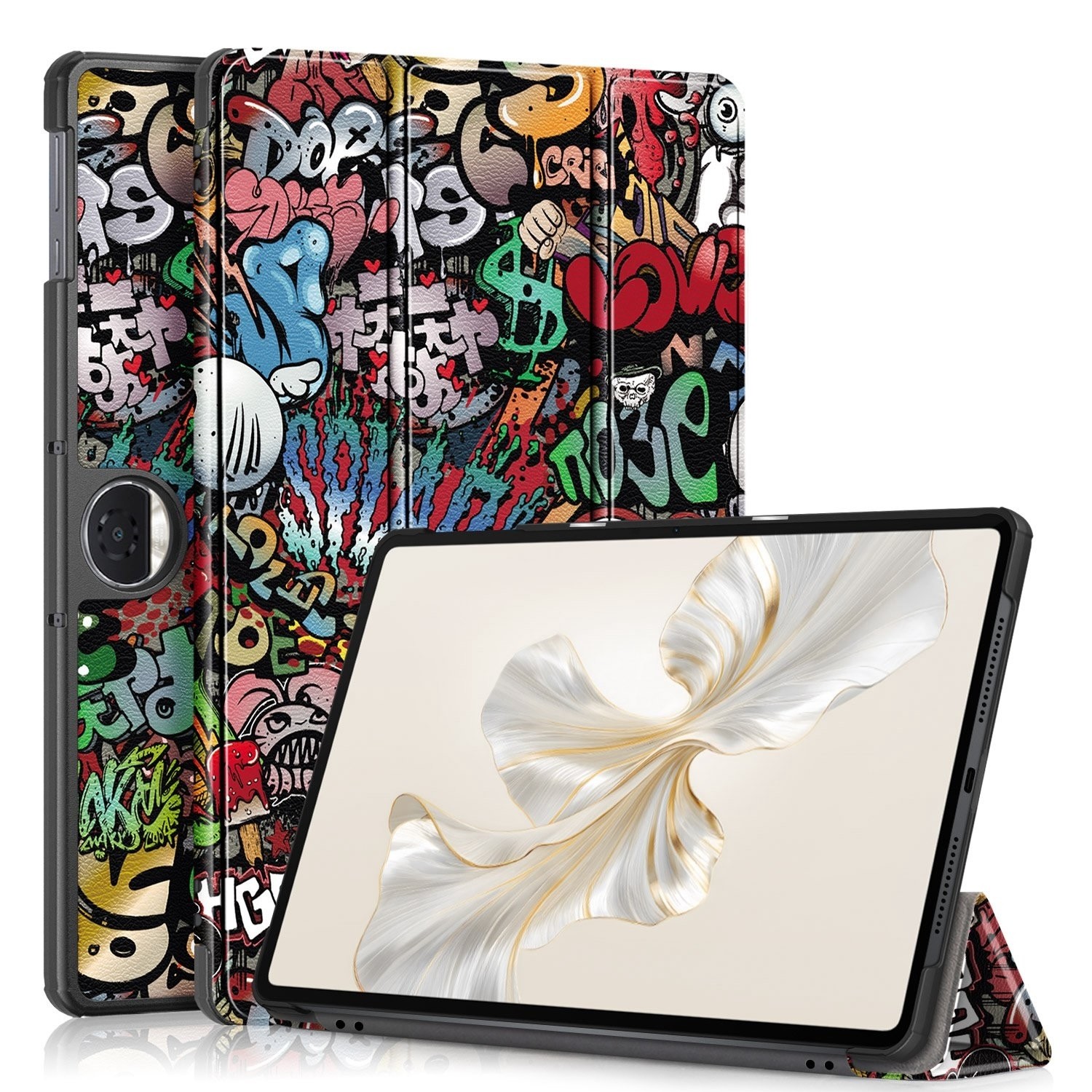 For Honor Pad 9 12.1 inch 3folt wake up smart cover tablet bag sleeve case
