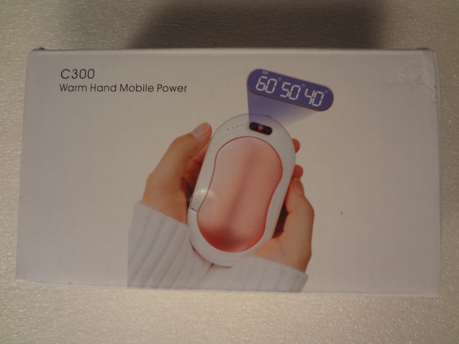 Hand Warmer Flashlight Massager, Rechargeable with USB or Micro USB(not included