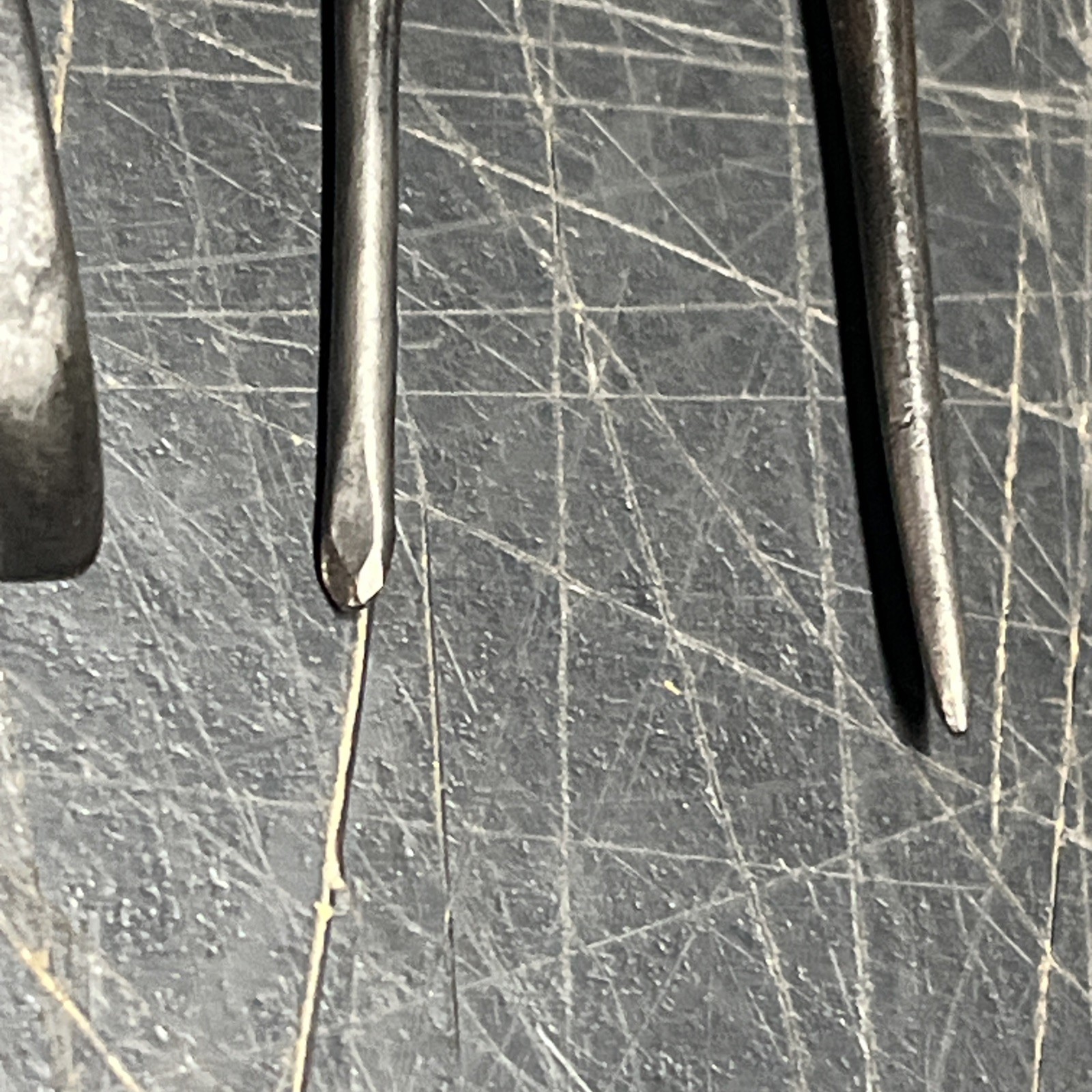 Vintage Multi Nesting Tool Screwdriver w/5 Bits Chisel Prybar Nail Puller Punch