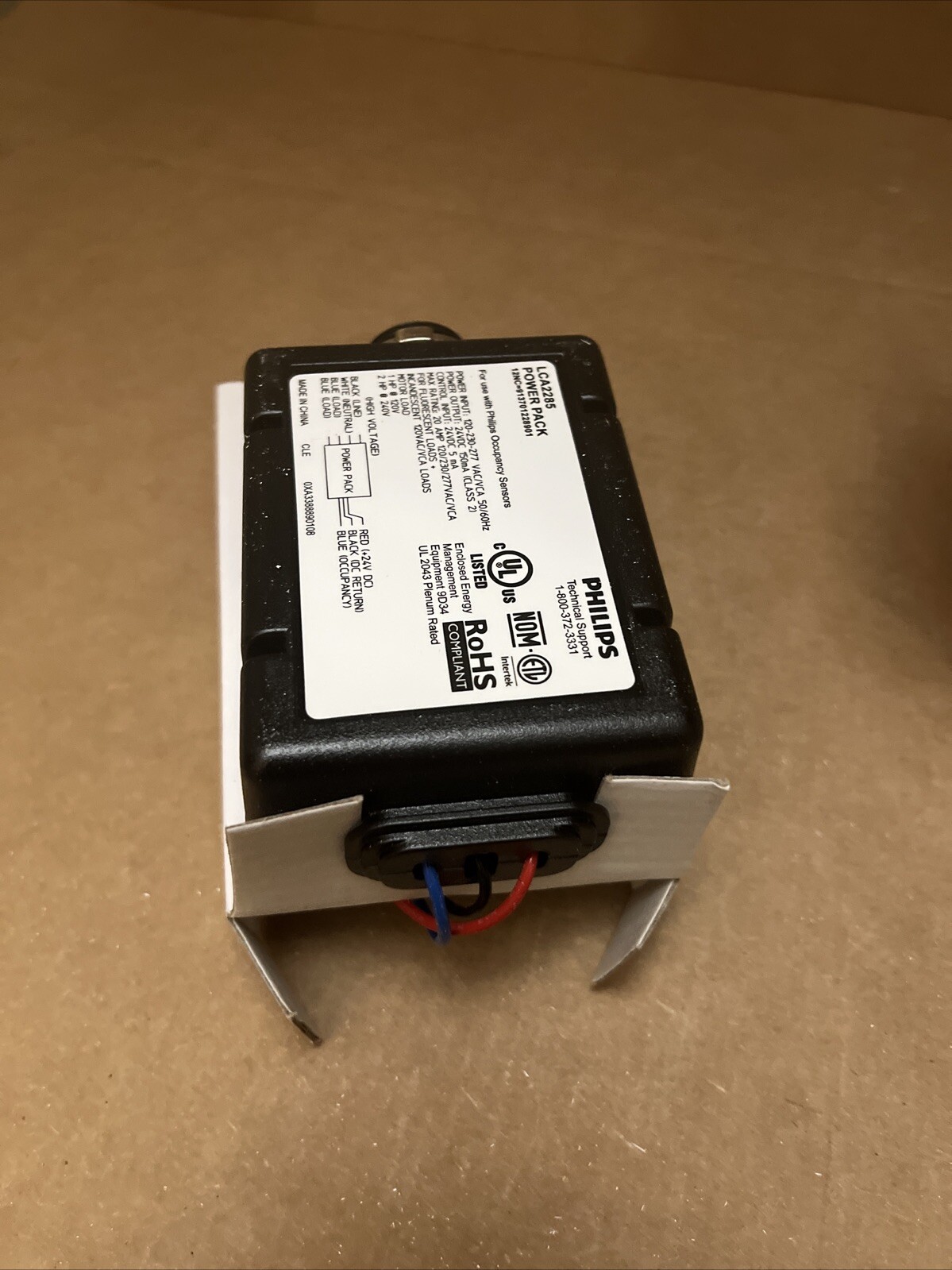 2 Phillips Ceiling Occupancy Motion Sensors 360 24 VDC NIB & (1) Power Pack