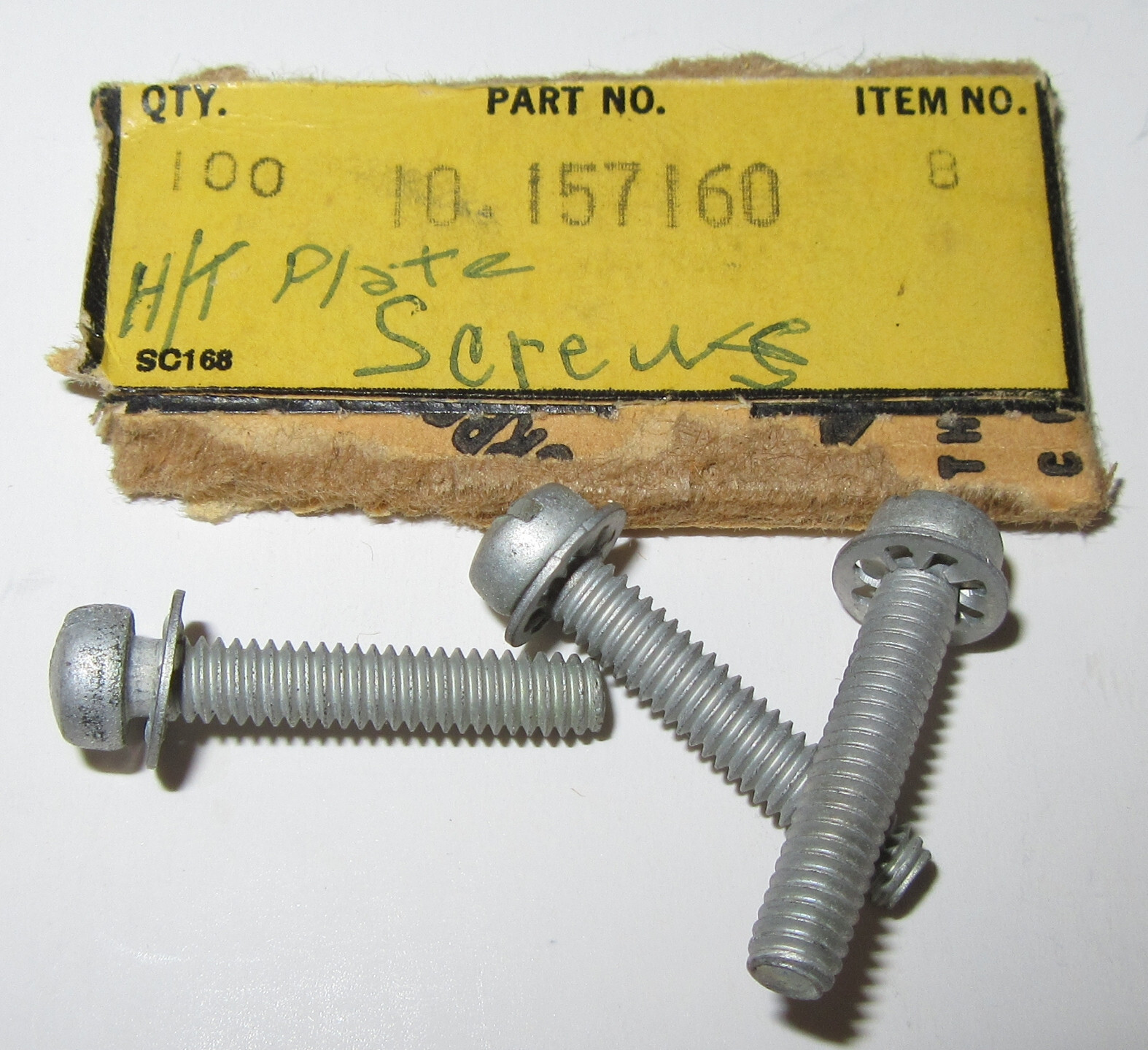 3ea Bendix Scintilla 10-157160, 10157160 H/T Plate SCREW Aircraft Magneto