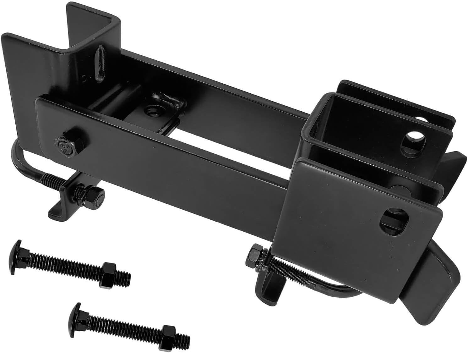 Secure Double Gates with Chain Link Latch