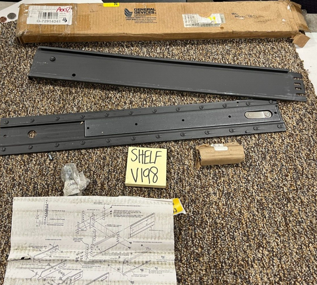 General Devices CT Series Chassis Track Telescoping Slides, CC1000