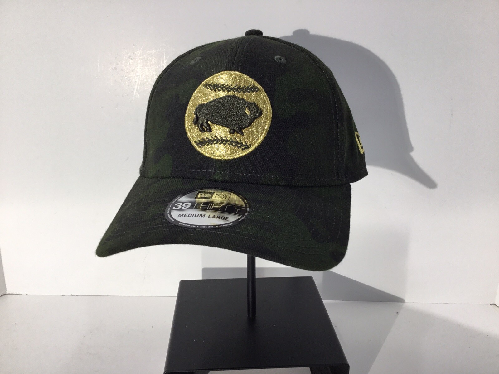 MILB Buffalo Bison New Era Medium Large 39Thirty Baseball Hat Cap NWT