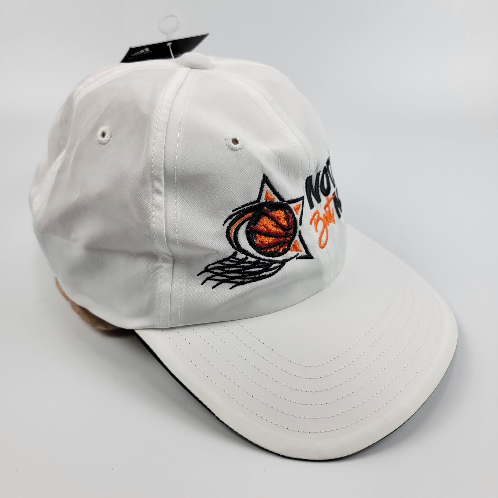 Adidas Golf Performance Hat Nothin But Nett Embroidered Adjustable White NWT