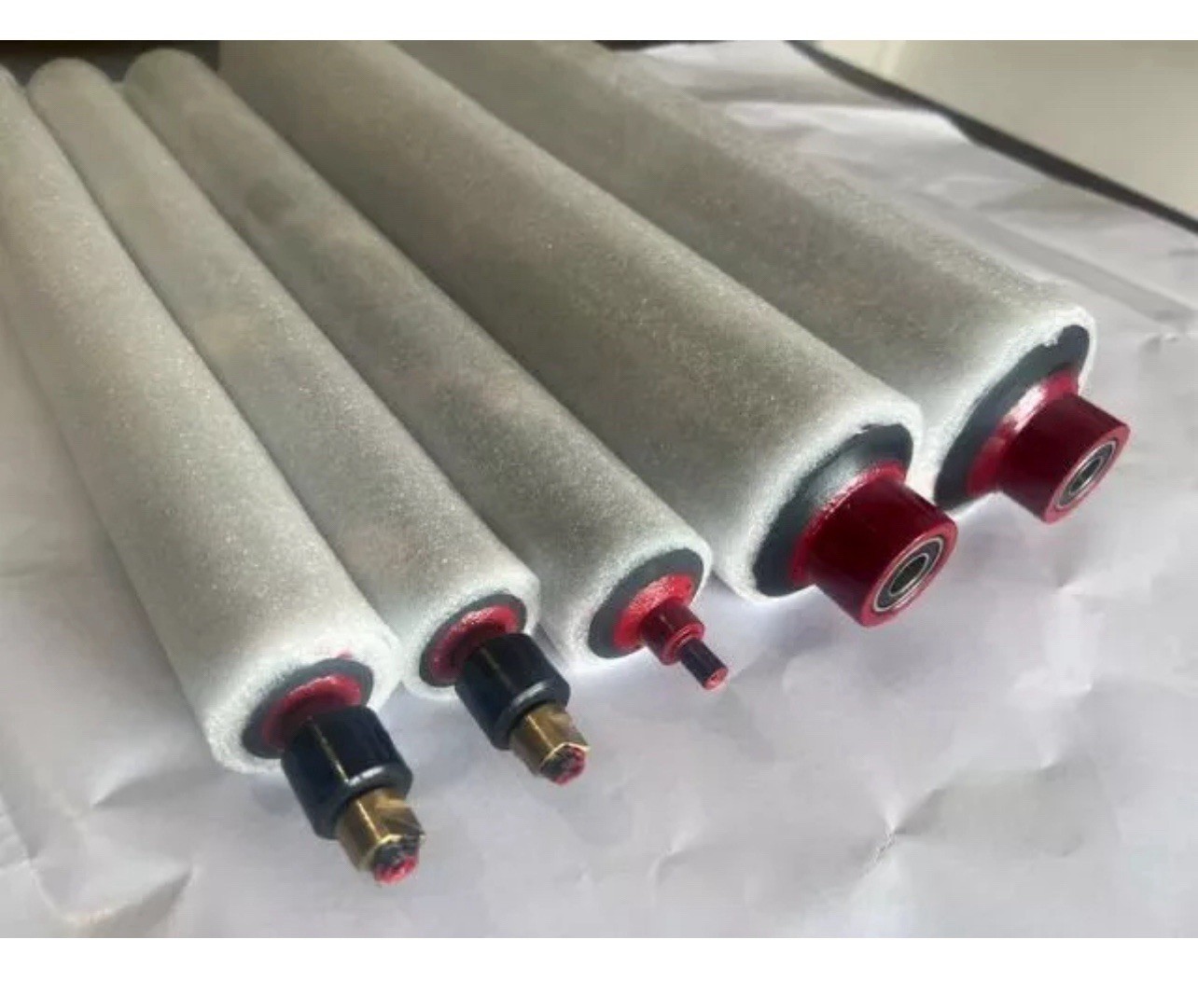 Rubber Roller Set of 5 for AB Dick 360 8800  RD360K / LOR-360-K /360-K