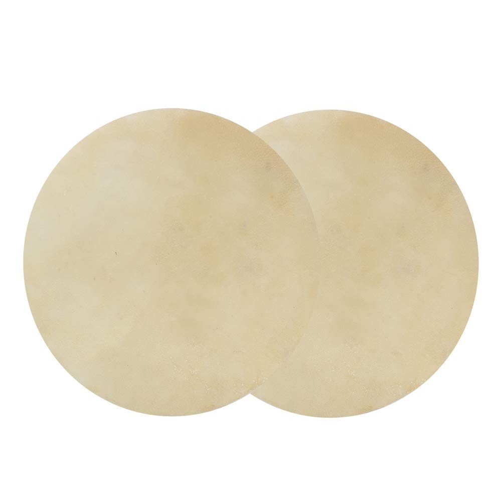 2 Pcs Bongo Drum Heads, 11.4" Sheepskin Skins for African Drums, 0.4mm Thick