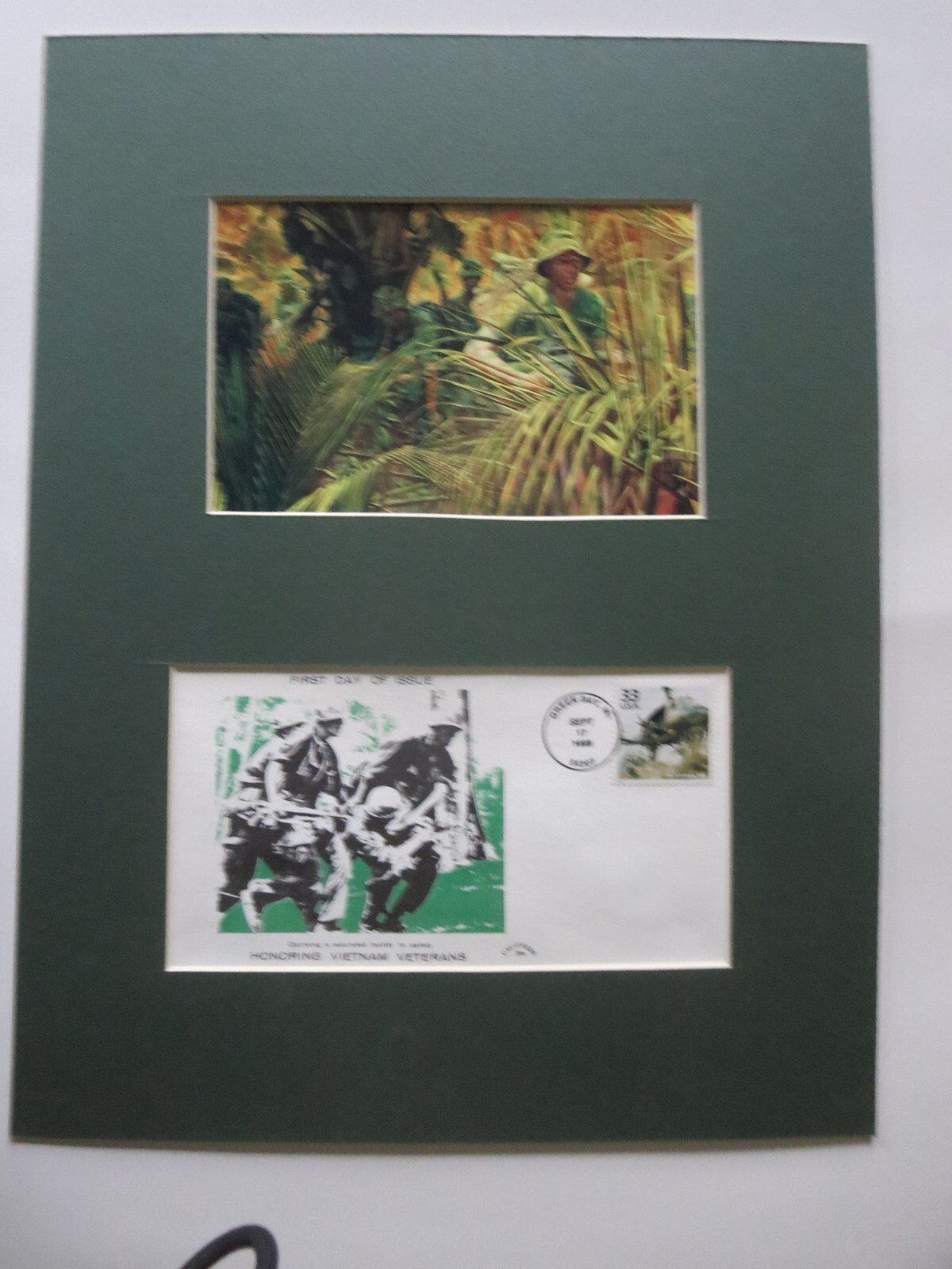 Vietnam War Veterans & First Day Cover of the Vietnam War Stamp