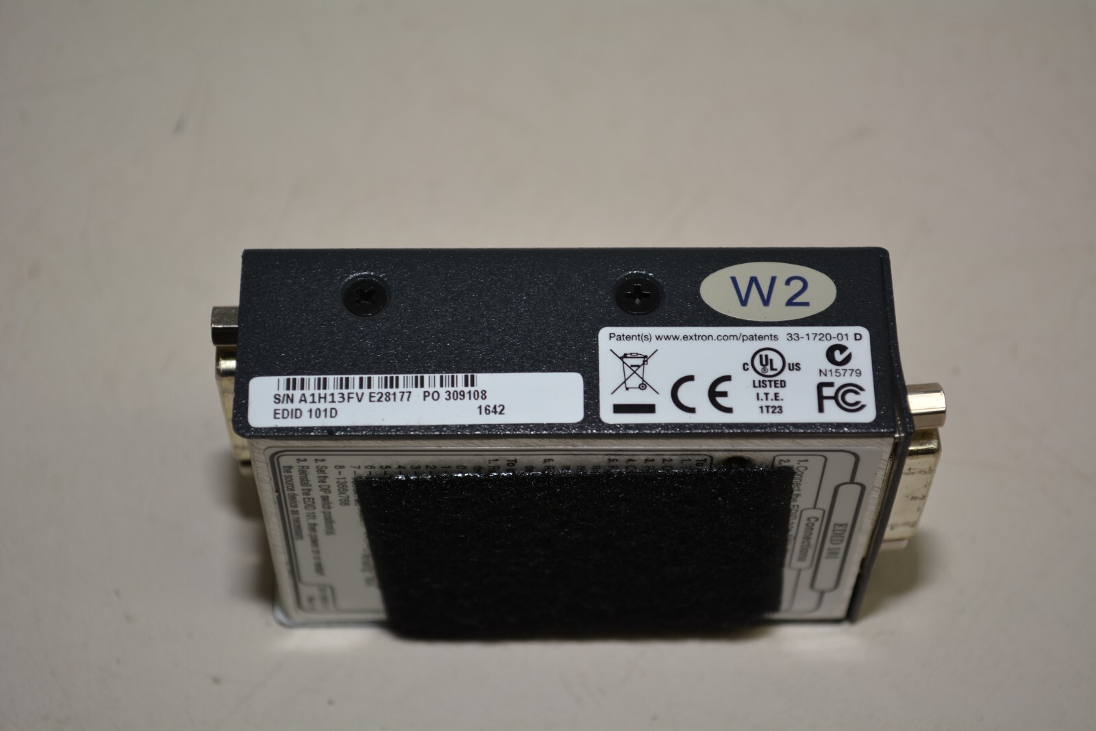 Extron EDID 101D DVI Emulator Minder Input Emulator #W1344