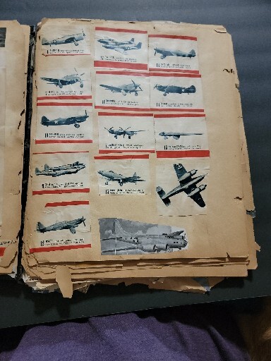 SCRAP BOOK AVIATION VINTAGE