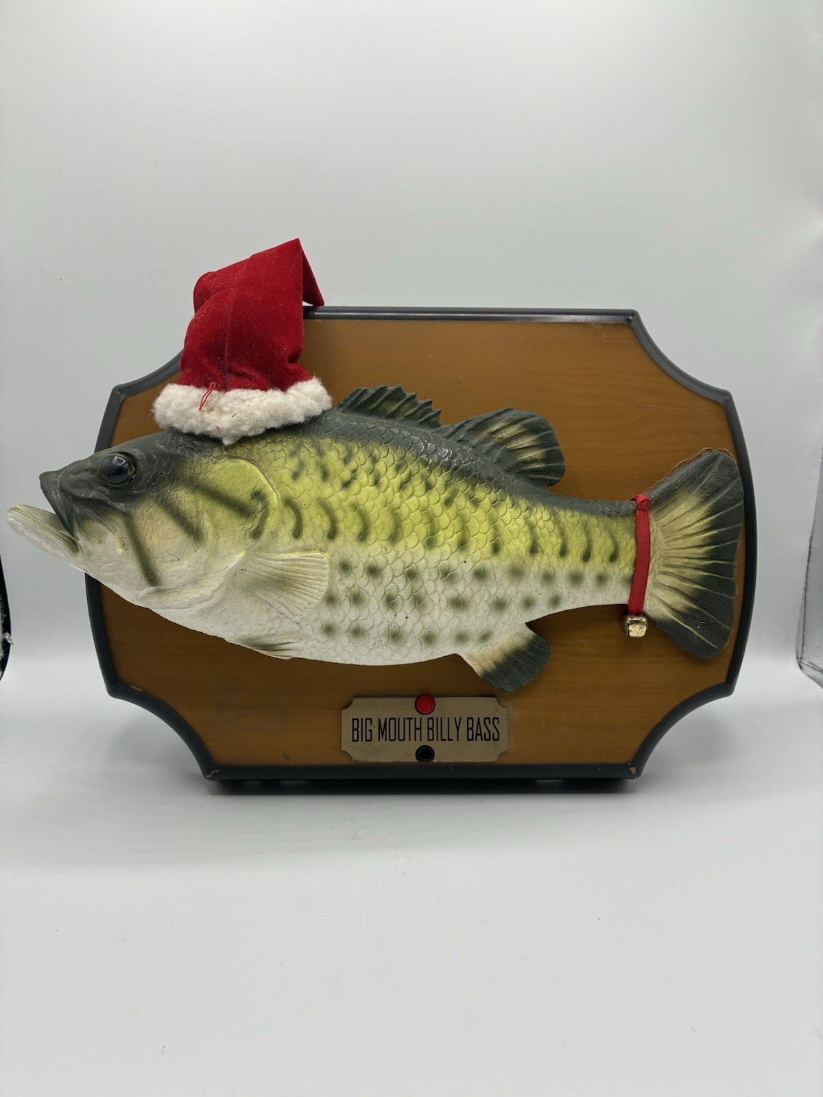 Big Mouth Billy Bass Christmas Edition Singing Fish Vintage 1999