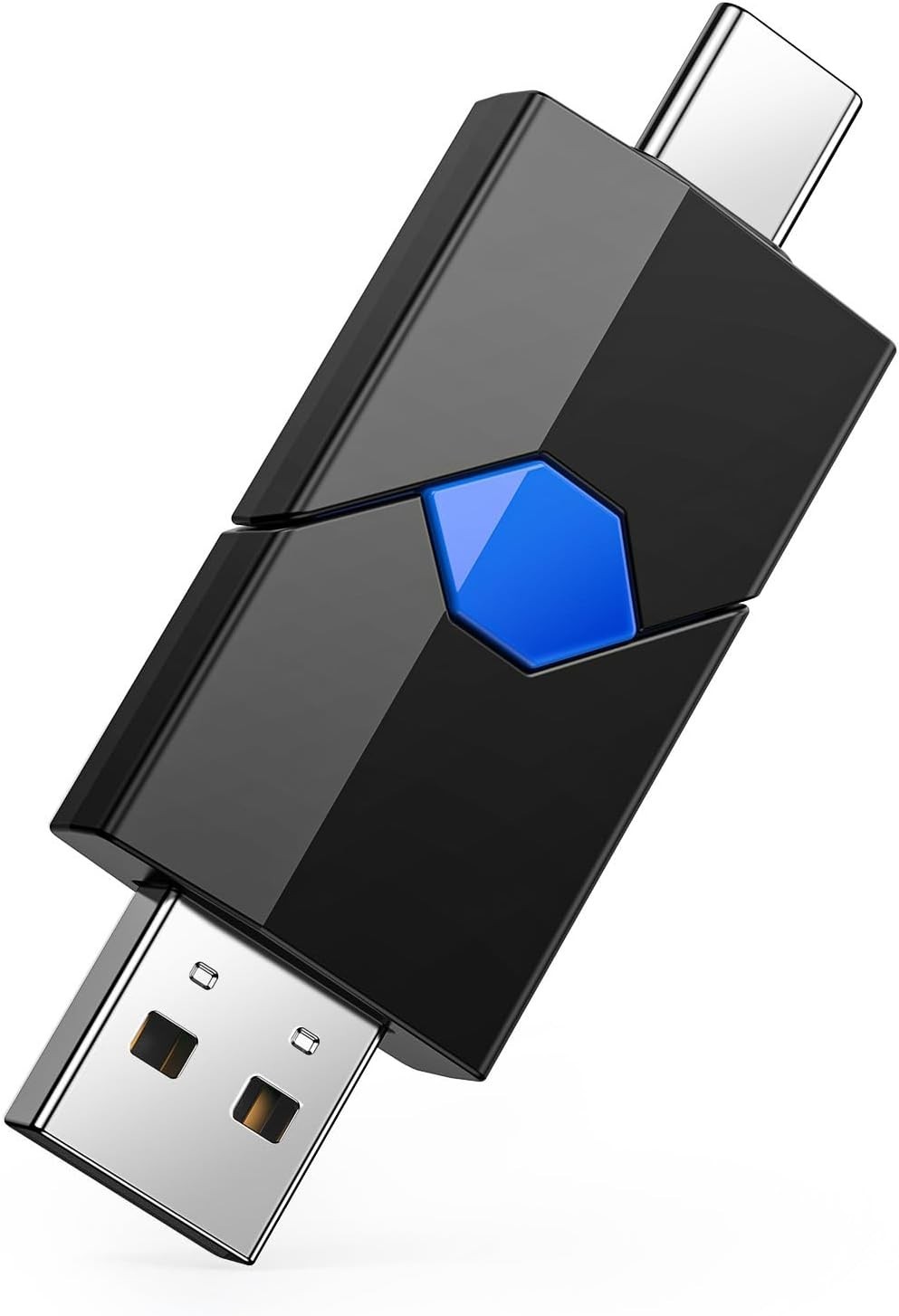 Versatile 64GB Type-C & USB-A Flash Drive: Reliable Dual Connector Memory Stick