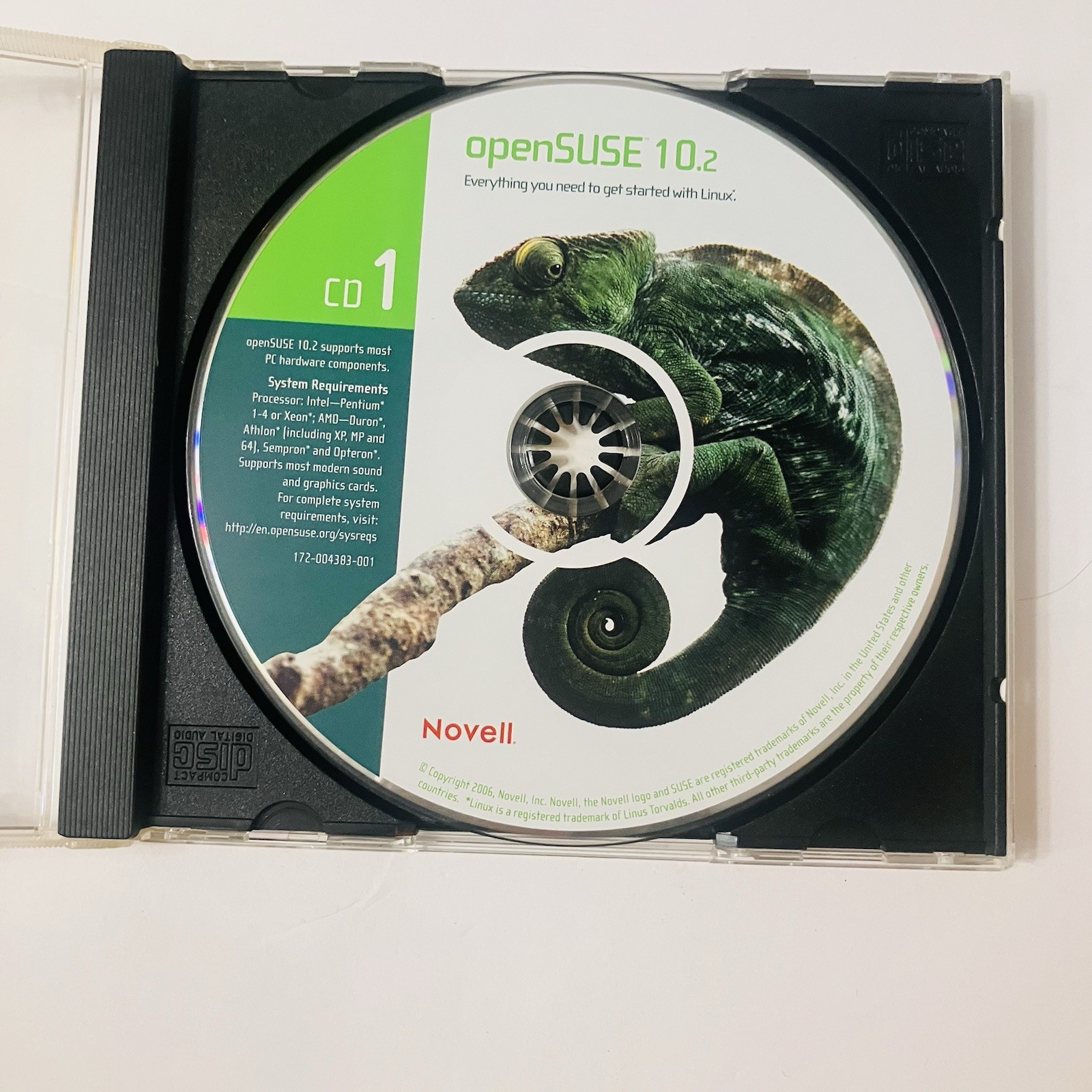 openSUSE 10.2 Linux Install Set 7 Disc DVD CD 32 64 Bit