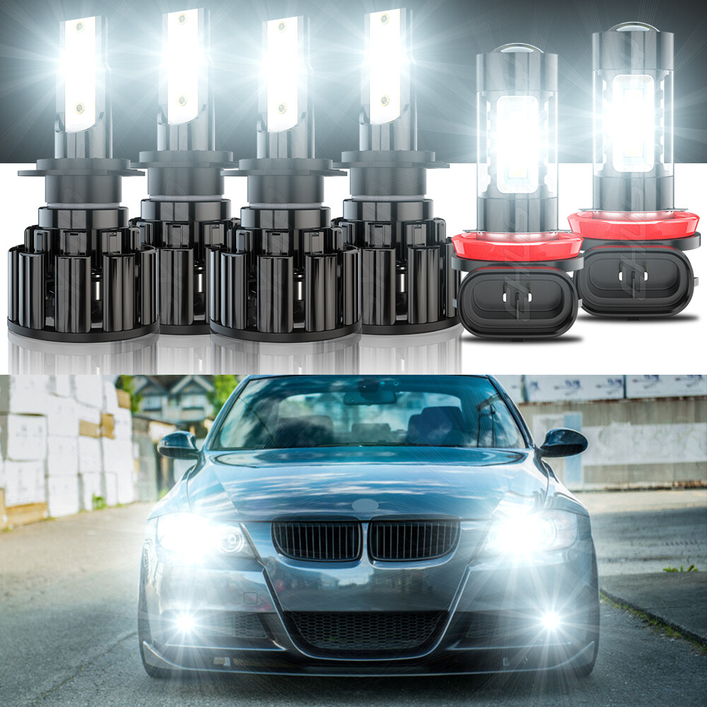 Para For BMW 323i 328i 335i 340i xDrive faro LED + bombilla de luz antiniebla