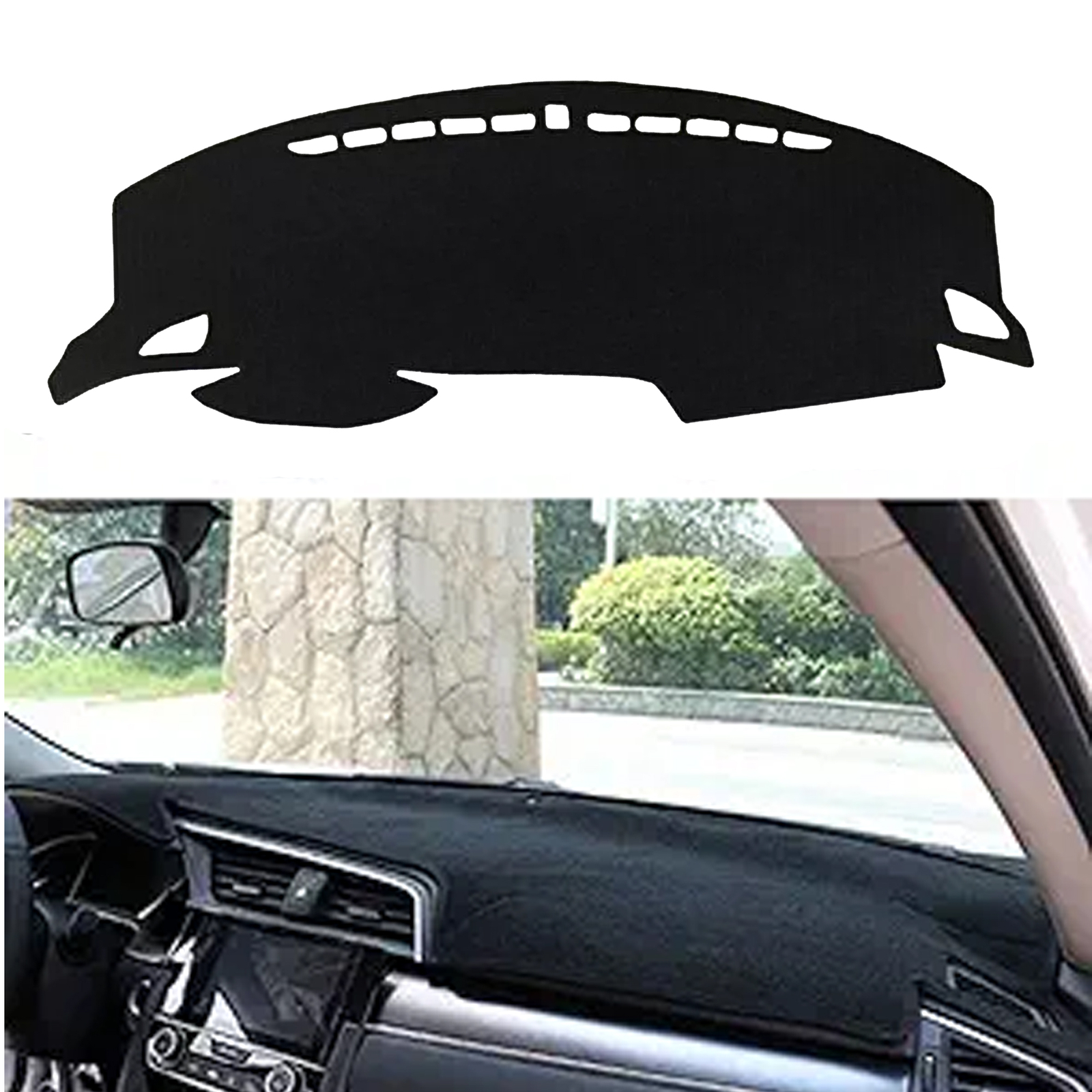 DashMat Dash Cover Mat Car Interior Pad Dashboard For Honda Civic 2016-2021