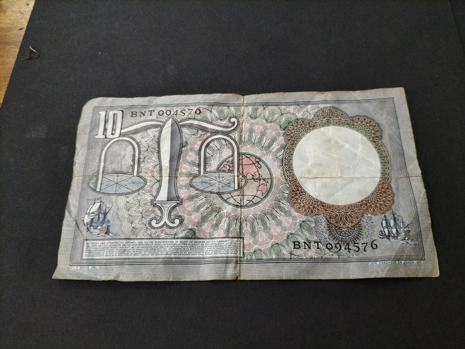 Netherlands 10 Gulden 1953