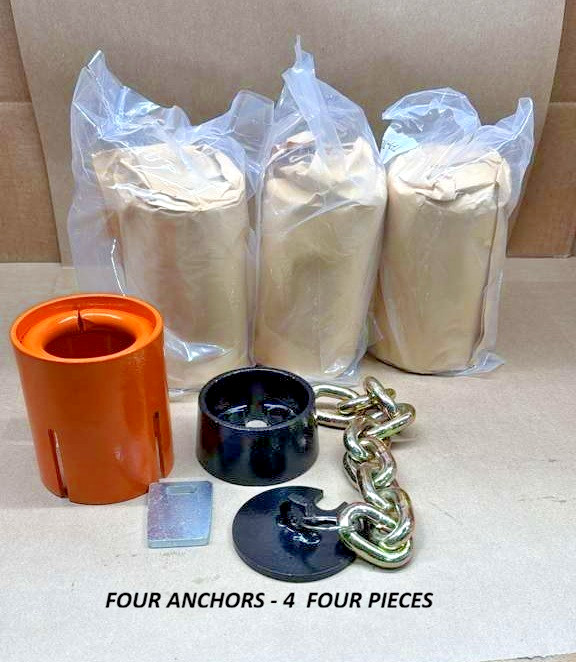 4 Floor Anchor Pot FRAME MACHINE 1 OF BEST ANCHORS REAL 10 TON HOLD HEAVY DUTY