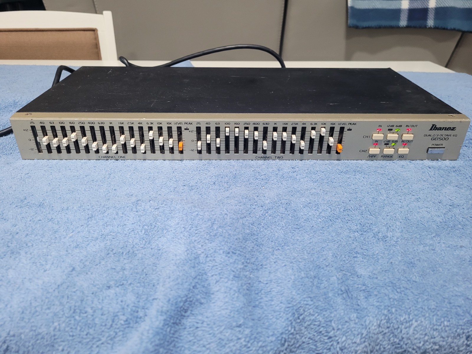 Ibanez GE1500 Dual 2/3 Octave Graphic Equalizer - READ AD