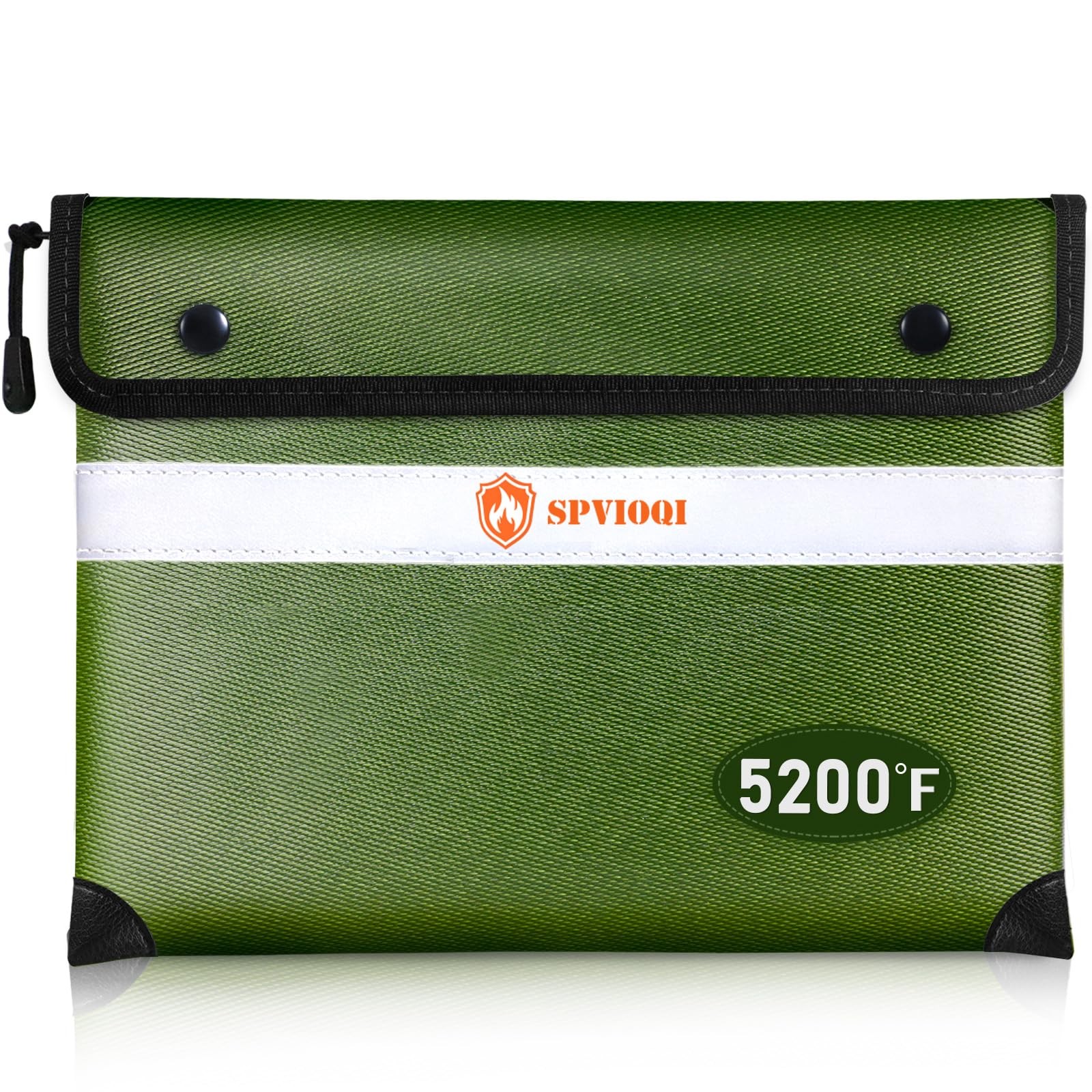 Fireproof Document Bag 5200°F 8 Layers Heat Insulated - Waterproof Safe Pouch