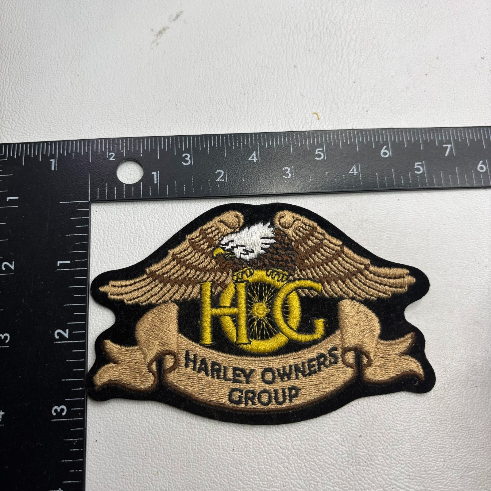 Harley HOG HARLEY OWNERS GROUP Motorcycle Biker Embroidered Patch 66Q8