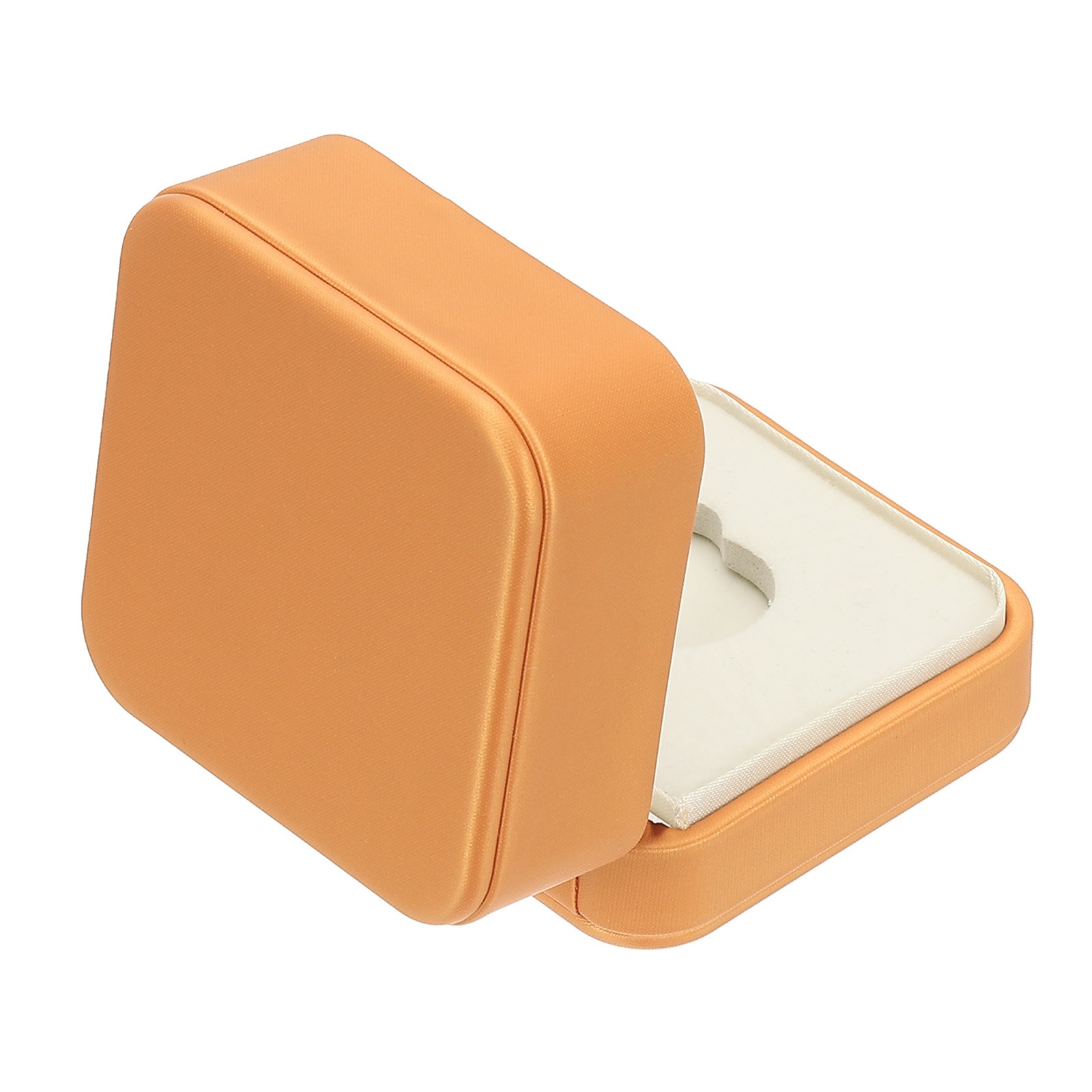 Coin Display Box, Suitable for 25mm Coins, Orange