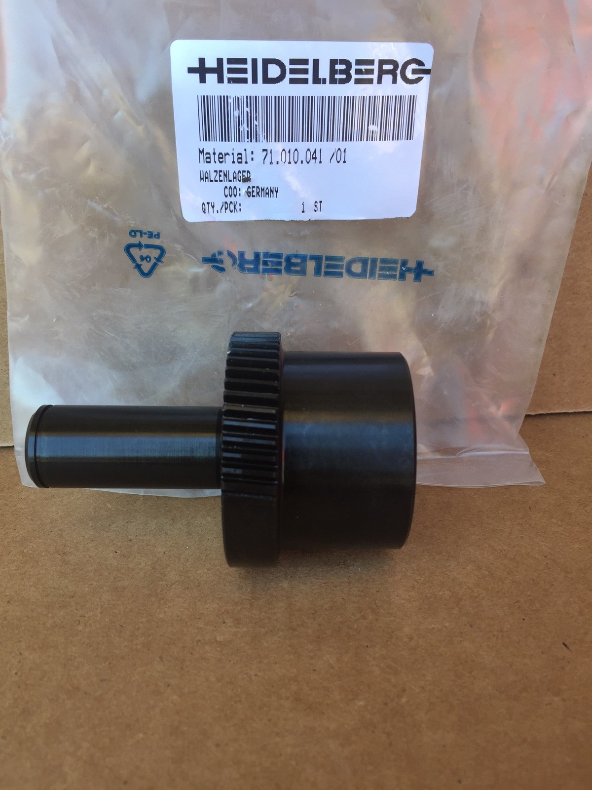 Original Heidelberg SM102 Form Roller Support/Cup 71.010.041 From Germany.