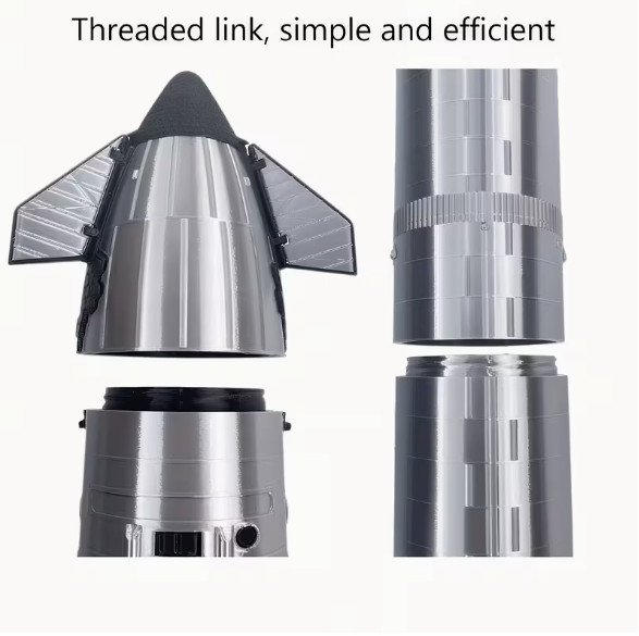 3D Printed Heavy SpaceX Starship Model