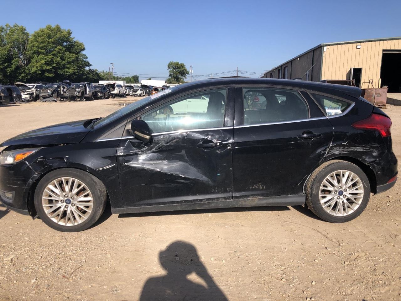 Sun Visor Left Driver Electric EV Fits 13-18 FOCUS 958848