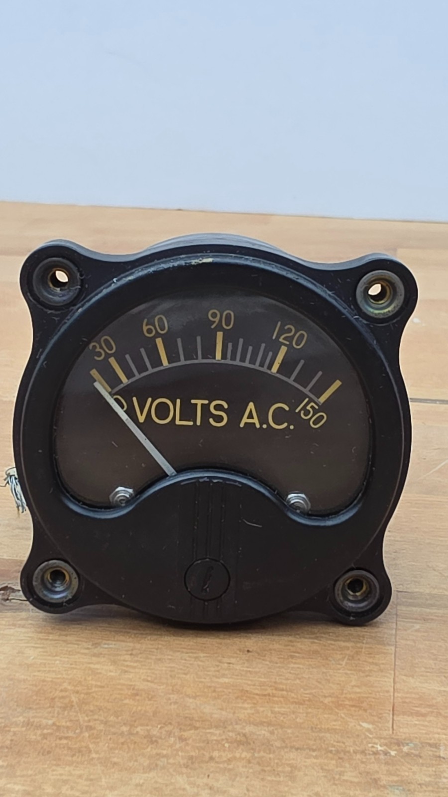 Vintage 0-150 Volt A.C. Panel Meter Analog AC Voltmeter Industrial Gauge