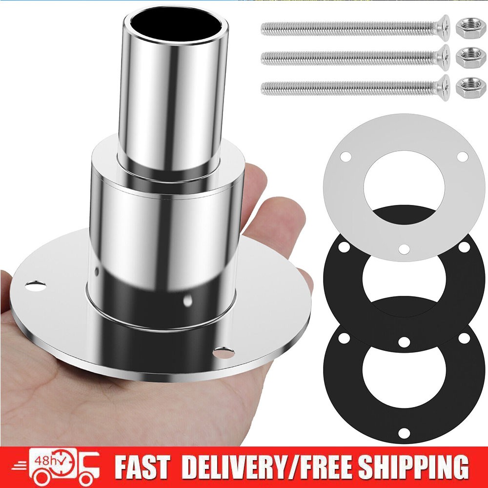 24mm Thru Hull Exhaust Skin Fitting Tube Pipe Air-Diesel Heater Fit For Boat Car
