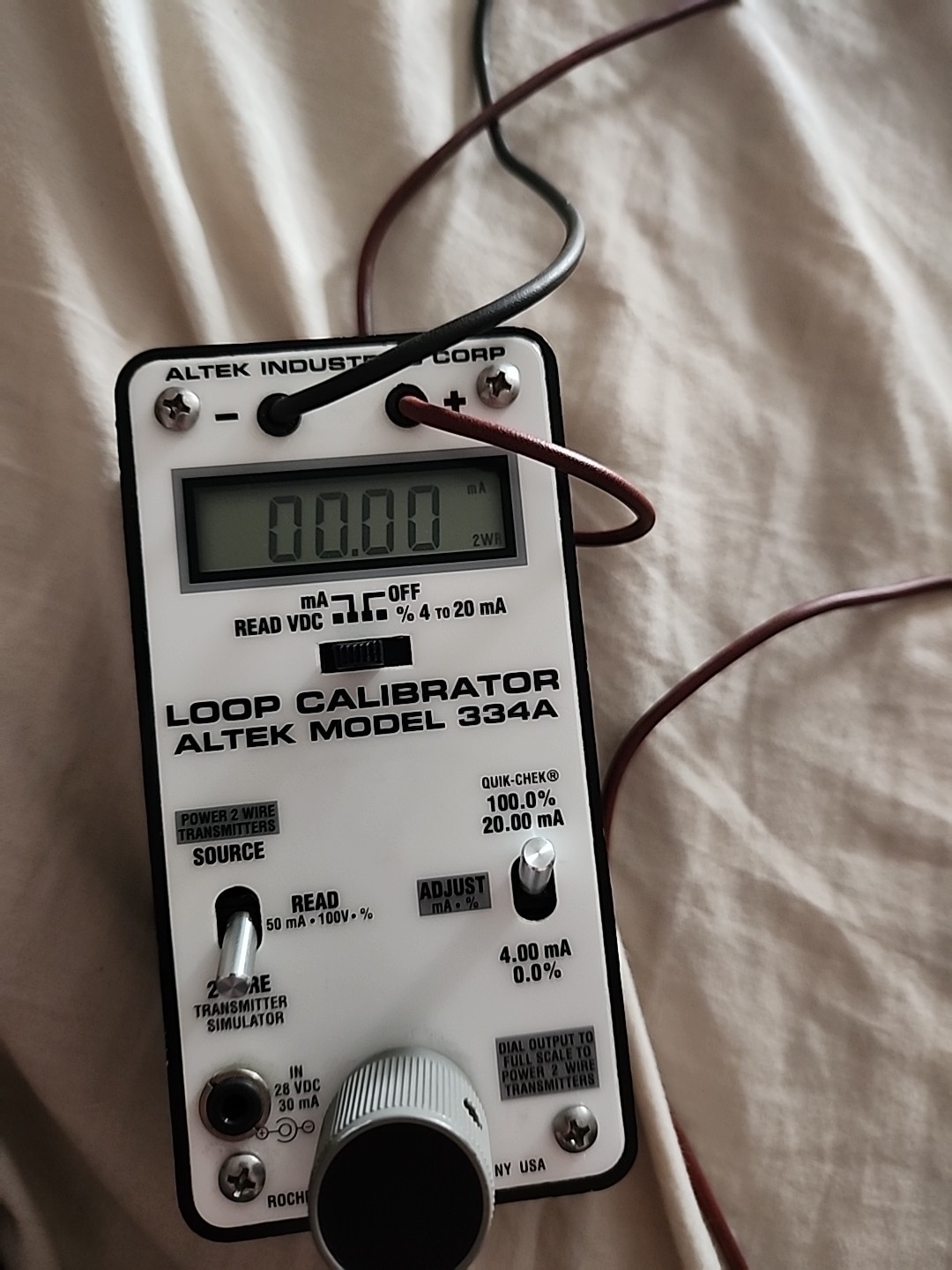 Altek 334A Loop Calibrator Pre-Tested Tested Working Great Condition