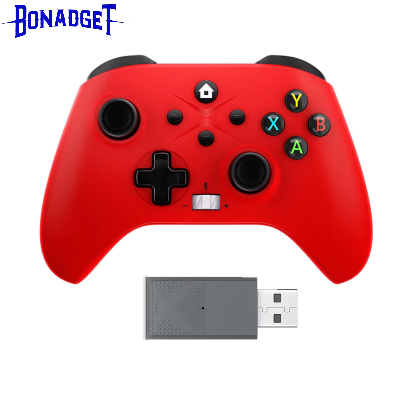 Wireless 2.4G Game Controller for Xbox One/Series S/X and PC with Dual Vibration