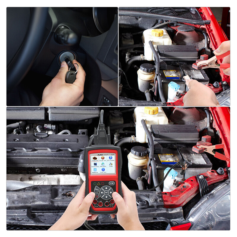 Autel AutoLink AL539B Electrical Battery Tester OBD2 Code Reader Diagnostic Tool