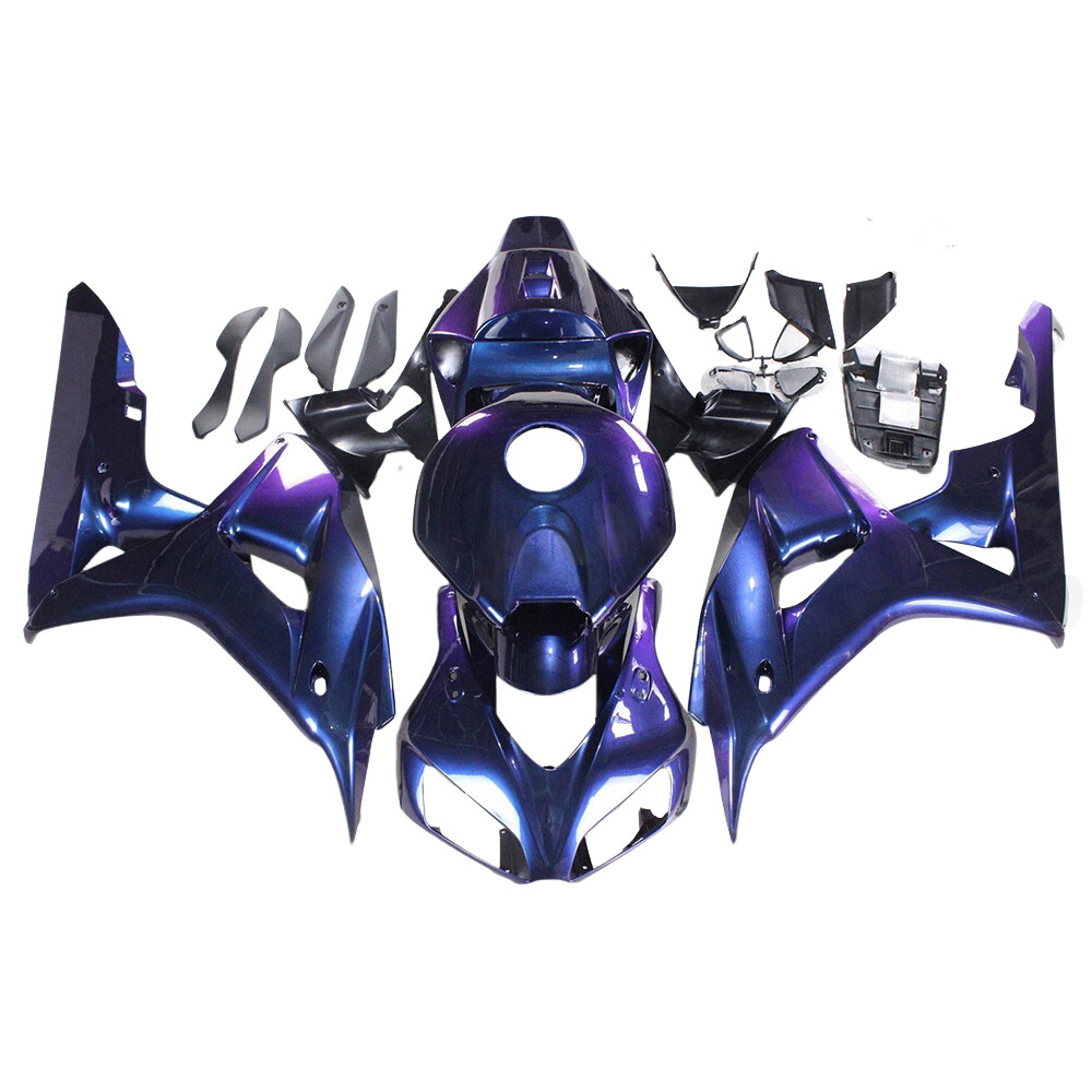 Chameleon Blue Purple Fairings Kit for 2006 2007 Honda CBR1000RR 06 07 Bodywork