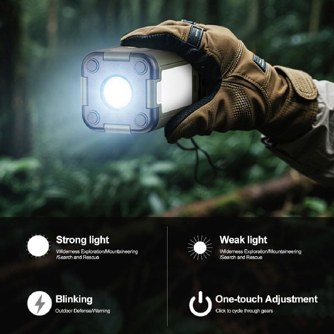 2 Pack Solar Powered Camping Lantern Lamp Rechargeable Waterproof Outdoor Lights