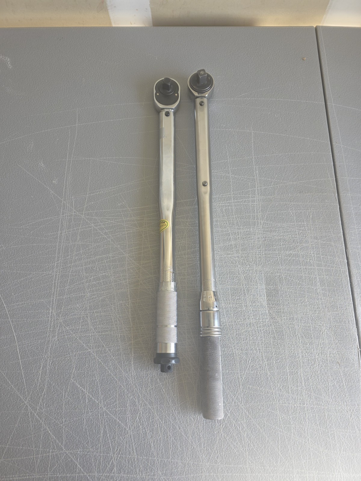 Two 1/2" Drive Torque Wrenches