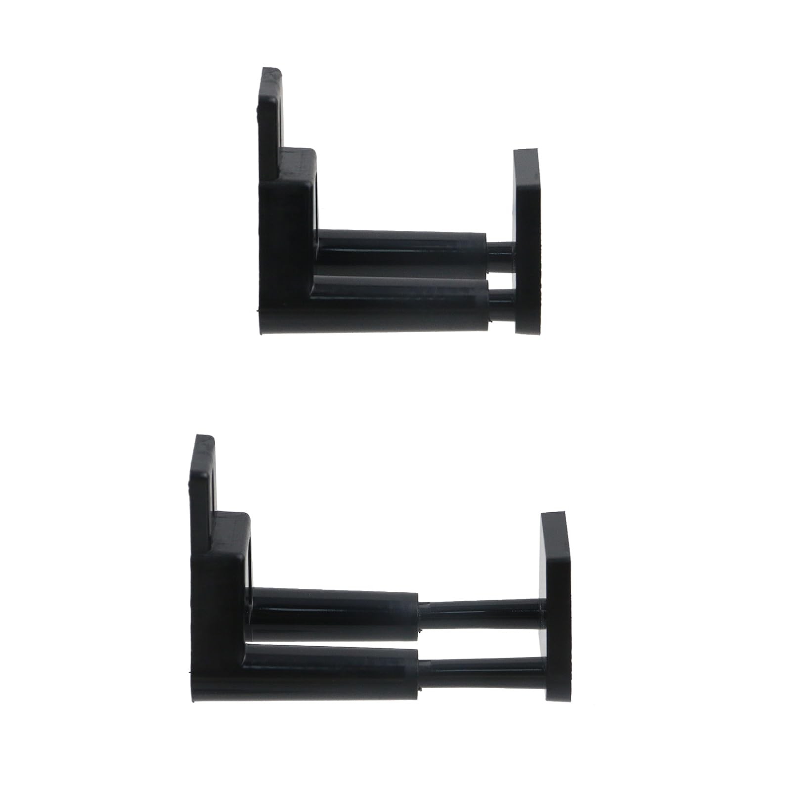 Nicerity 2Pcs Barn Sliding Door Floor Guide Plastic Adjustable Wall Mount...