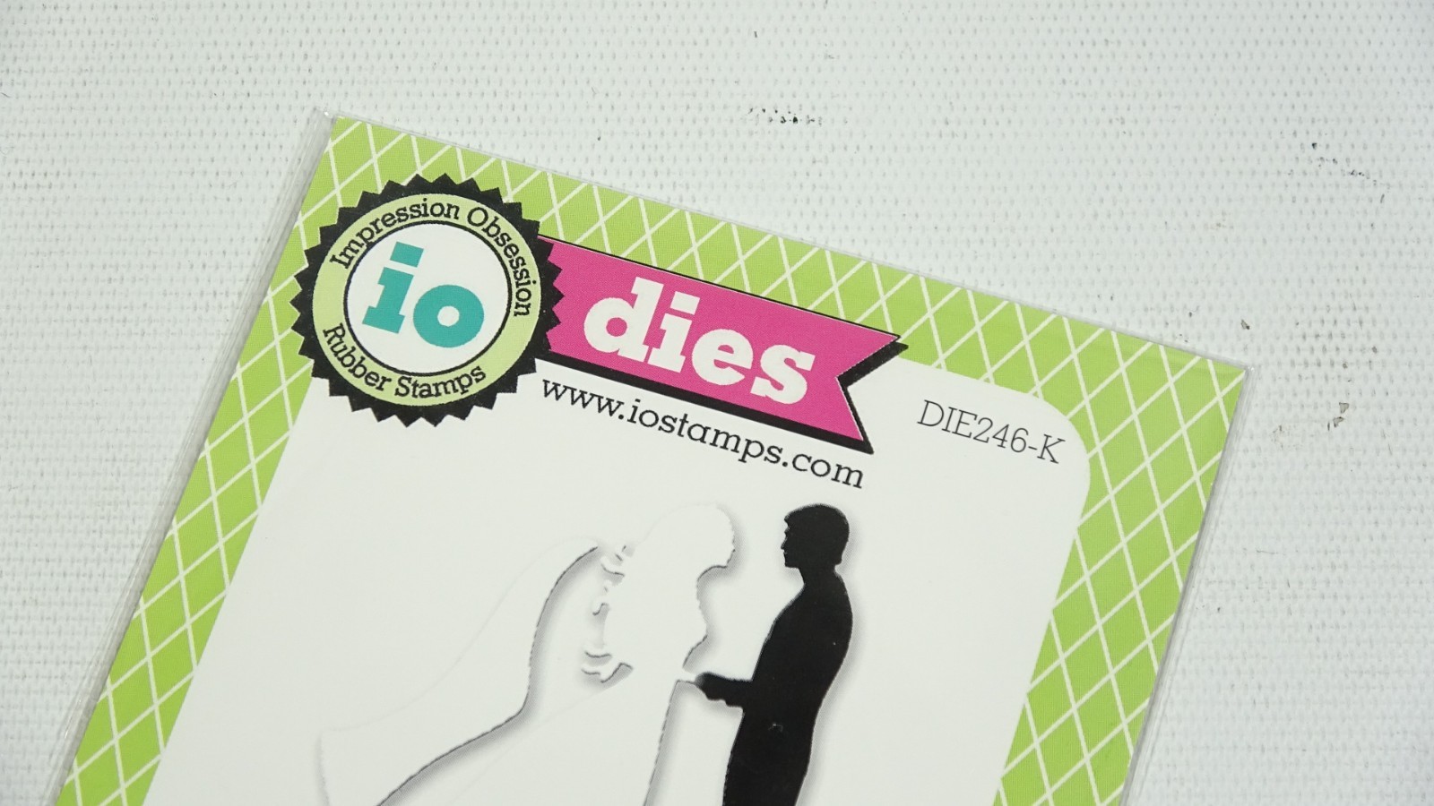 io Impression Obsession Metal Die DIE246-K Bride & Groom - Wedding Theme