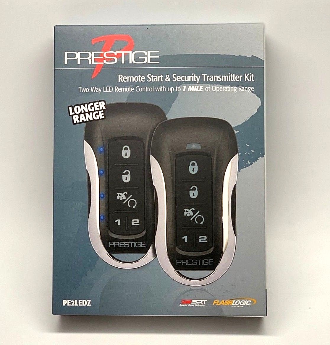 Prestige PE2LEDZ 2-Way 5-Button Remote w/ 2500 ft Range